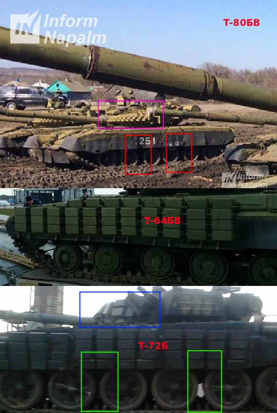Россия собирает снятые с вооружения танки Т-72Б и Т-80БВ на границе с Украиной