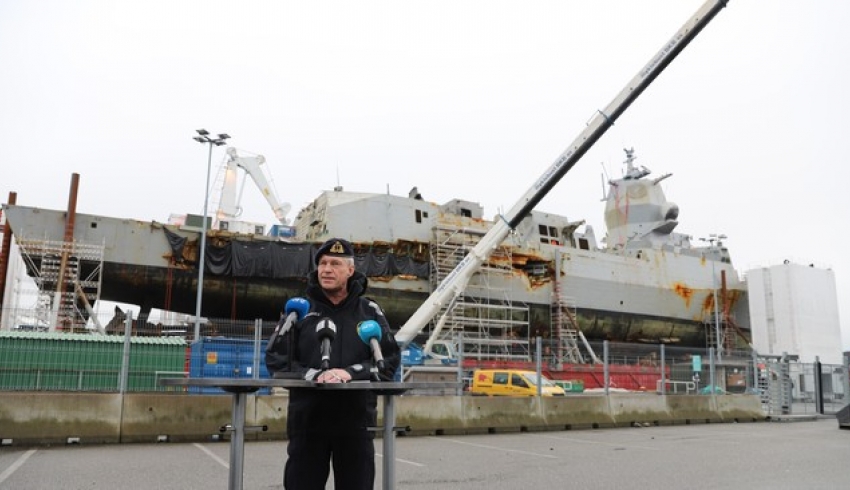 ВМС Норвегии планируют снова спустить на воду затонувший фрегат